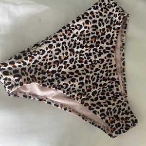 cheeta print swimsuit bottoms!